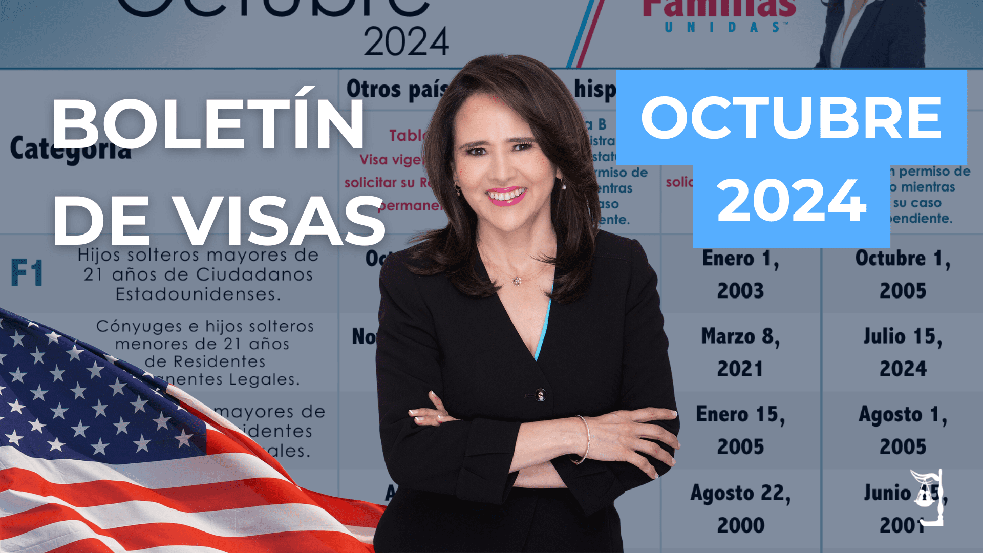 🇺🇸 Boletín de Visas Octubre 2024 ya está aquí inmigración Abogada