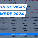 Diciembre 2024: YA SALIÓ el Boletín de Visas