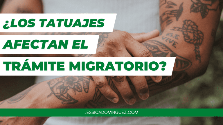 ¿Tener tatuajes puede afectar un trámite de inmigración?