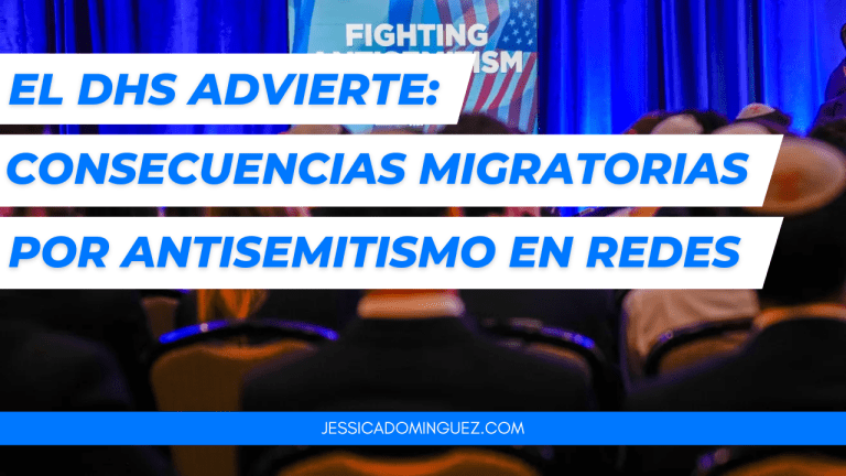 Estados Unidos endurece medidas: migrantes podrían perder beneficios por publicaciones antisemitas